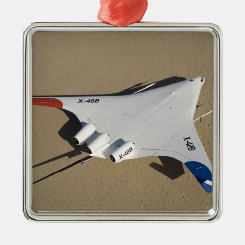 X_48B Blended Wing Body unmanned aerial vehicle 2 Metal Ornament