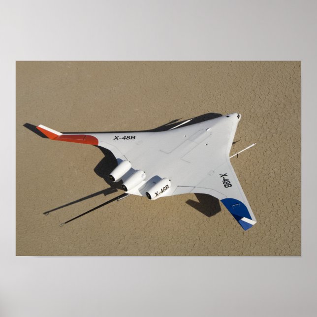 X-48B Blended Wing Body unmanned aerial vehicle 2 Poster (Front)