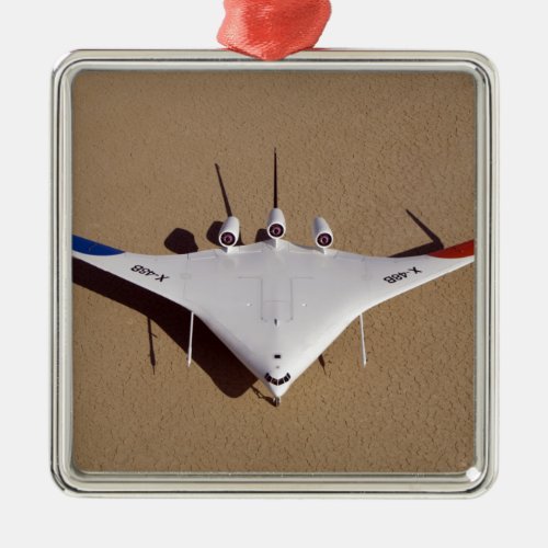 X_48B Blended Wing Body unmanned aerial vehicle 3 Metal Ornament