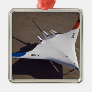 X-48B Blended Wing Body unmanned aerial vehicle Metal Ornament