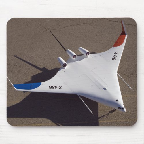 X_48B Blended Wing Body unmanned aerial vehicle Mouse Pad