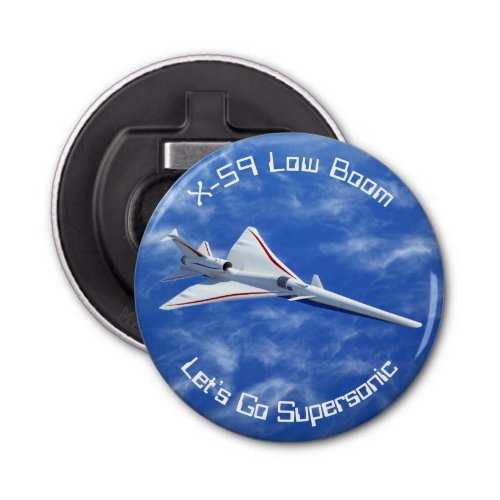 X_59 Low Boom Supersonic Jet Aircraft Bottle Opener
