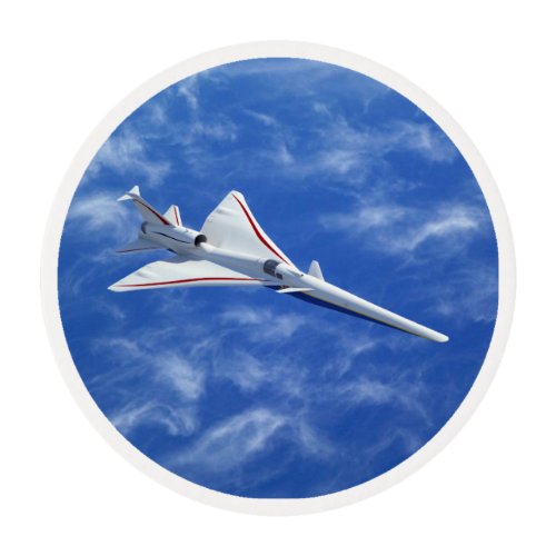 X_59 Low Boom Supersonic Jet Aircraft Edible Frosting Rounds