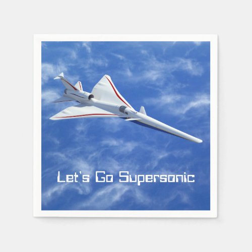 X_59 Low Boom Supersonic Jet Aircraft Napkins