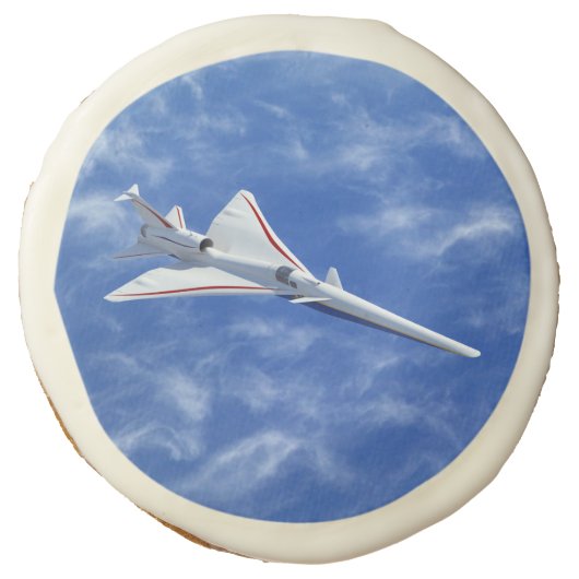 X-59 Low Boom Supersonic Jet Aircraft Sugar Cookie (Front)