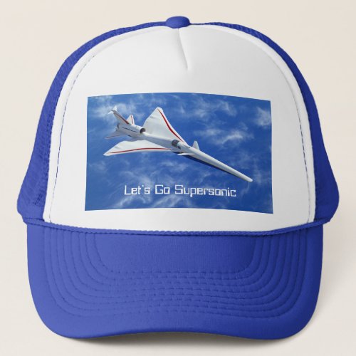 X_59 Low Boom Supersonic Jet Aircraft Trucker Hat