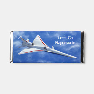 X-59 Low Boom Supersonic Jet Hershey Bar Favors