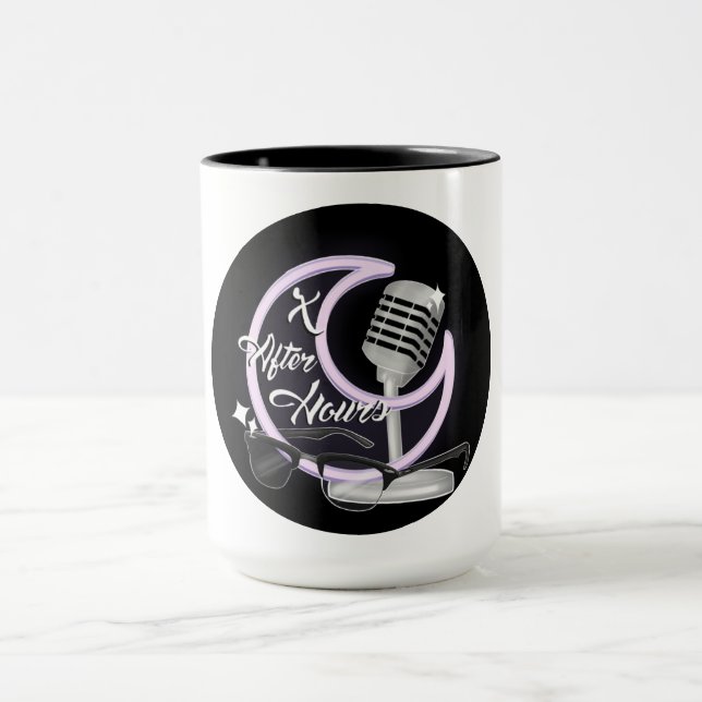 X after hours podcast mug (Center)