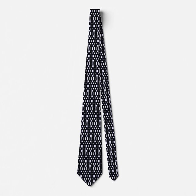 X brackets neck tie (Front)