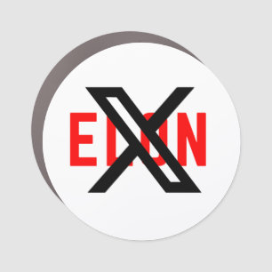 X ELON CAR MAGNET