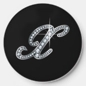 X Faux-"Diamond Bling" Wireless Charger (Front)