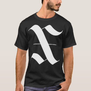 X gothic monogram T-Shirt
