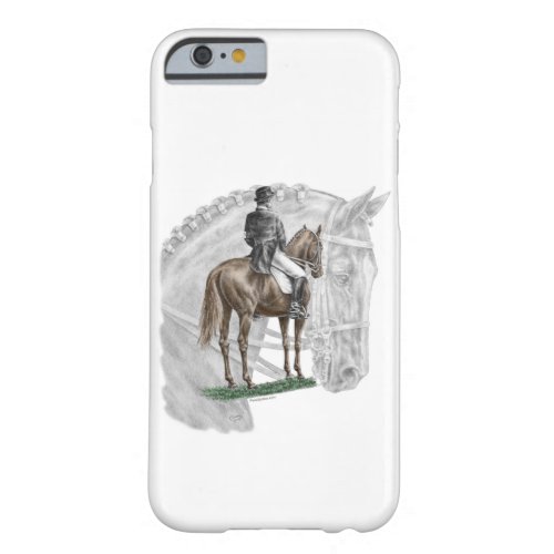 X_Halt Salute Dressage Horse Barely There iPhone 6 Case