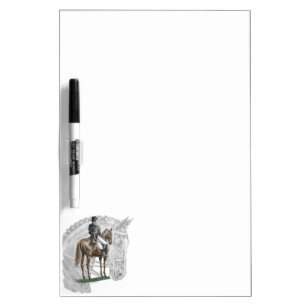 X-Halt Salute Dressage Horse Dry-Erase Board