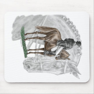 X-Halt Salute Dressage Horse Mouse Pad