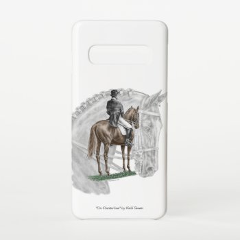 X-halt Salute Dressage Horse Samsung Galaxy S10 Case by KelliSwan at Zazzle
