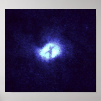 X in Whirlpool Galaxy M51 Poster
