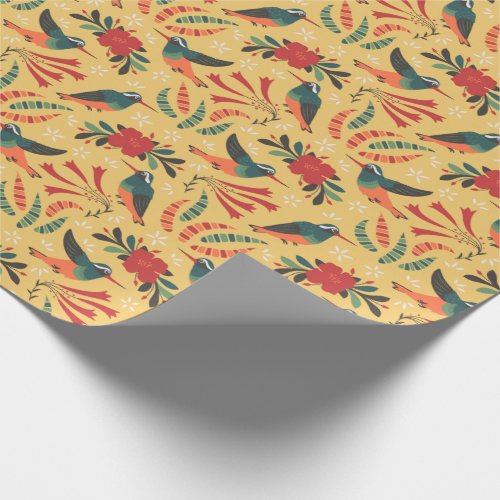X is for Xantus Hummingbird _ Wrapping Paper