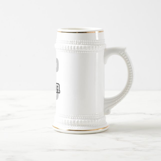 X is for Xavier Beer Stein (Right)