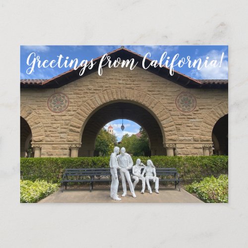 XITINERARIES Greetings from California Postcard