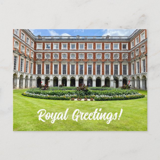 X.ITINERARIES: Royal Greetings! Postcard (Front)