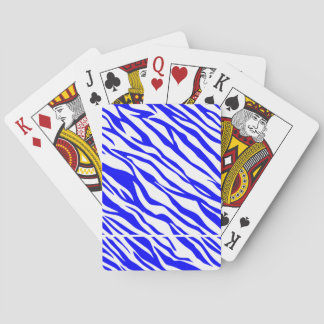 x Katzsmooth Blue/white borderless deck Poker Cards