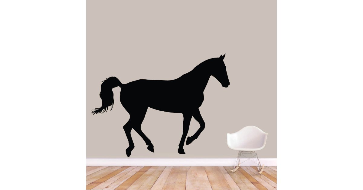 XLarge Horse Silhouette Wall Decal Zazzle