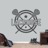 X-Large Lacrosse Wall Decal (X-Large)