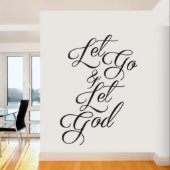 X-Large Let Go & Let God Wall Decal (X-Large)