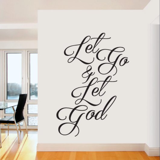 X-Large Let Go & Let God Wall Decal (X-Large)
