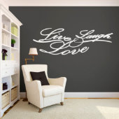 X-Large Live Laugh Love Script Wall Decal (X-Large)