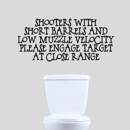 X-Large Shooters With Short Barrels Wall Decal (X-Large)