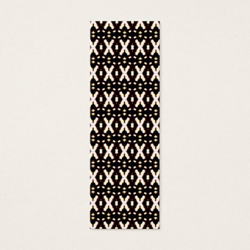 Customizable X Marks the Spot Bookmark Business Card Templates