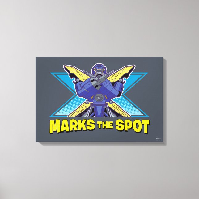 X Marks the Spot Canvas Print (Front)