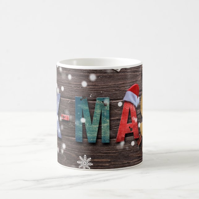 X-Mas colorful letters Coffee Mug (Center)