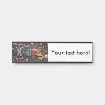 X-Mas colorful letters