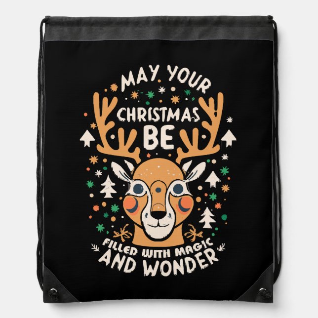 X-MAS DRAWSTRING BAG (Front)