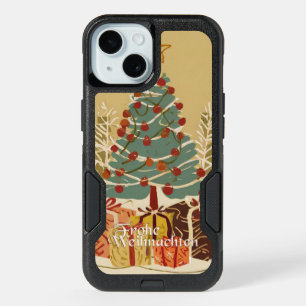 X-Mas Motiv, mit Geschenken unterm Weihnachtsbaum iPhone 15 Case