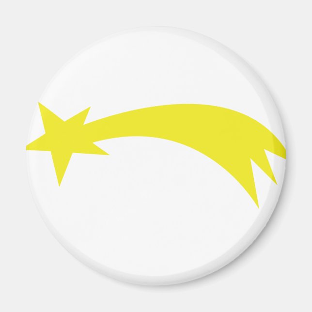 x-mas star - falling star magnet (Front)