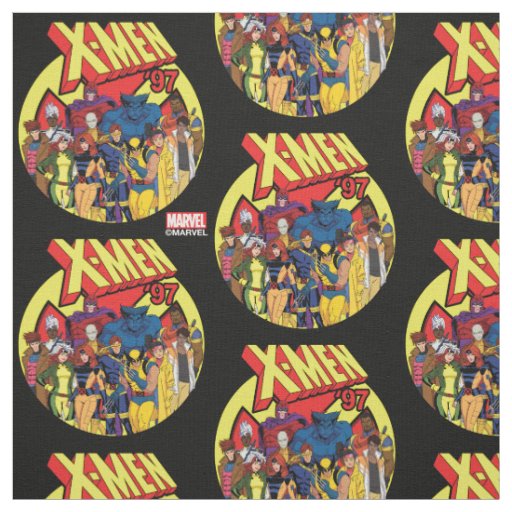 X-Men '97 Character Group Graphic Fabric