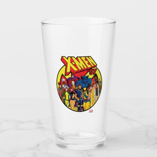 X_Men 97 Character Group Graphic Glass