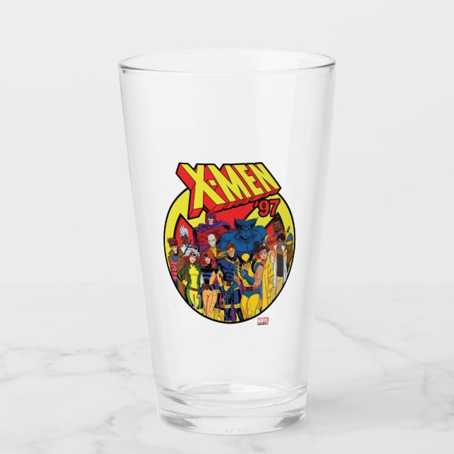 X-Men '97 Character Group Graphic Glass (Front)