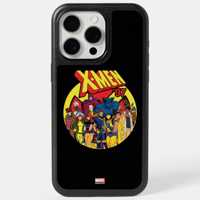 X-Men '97 Character Group Graphic iPhone 15 Pro Max Case (Back)