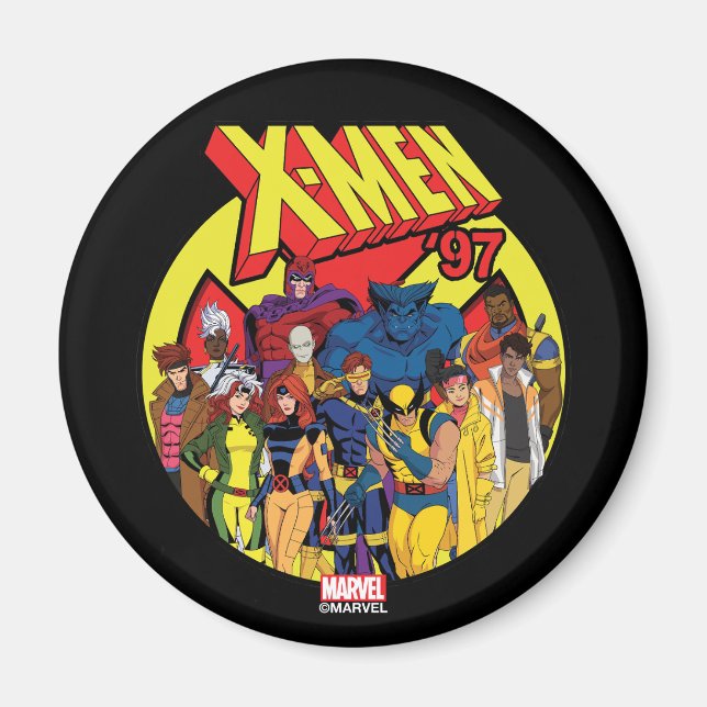 X-Men '97 Character Group Graphic Magnet (Front)