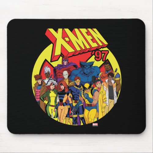 X_Men 97 Character Group Graphic Mouse Pad