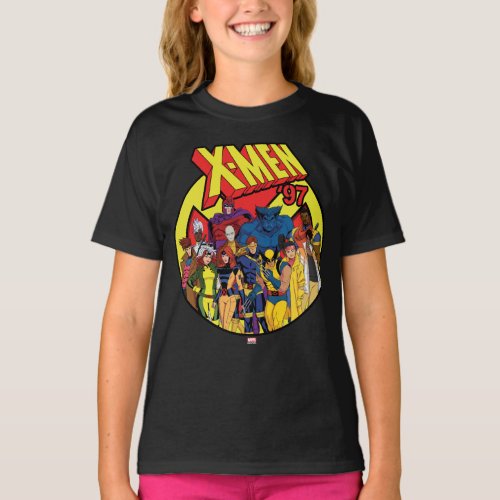 X_Men 97 Character Group Graphic T_Shirt