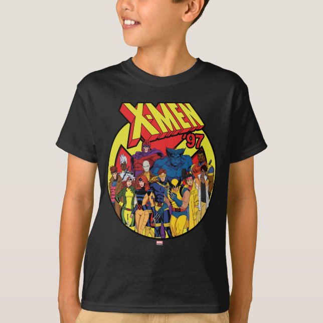 X-Men '97 Character Group Graphic T-Shirt (Front)