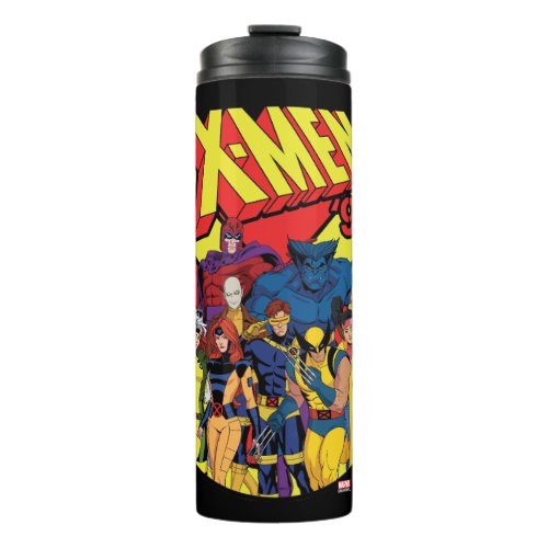X_Men 97 Character Group Graphic Thermal Tumbler