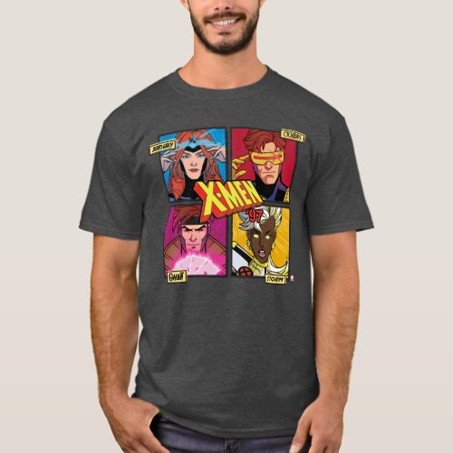 X_Men 97 Comic Panel Grid T_Shirt