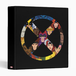 X-Men Character Icon 3 Ring Binder